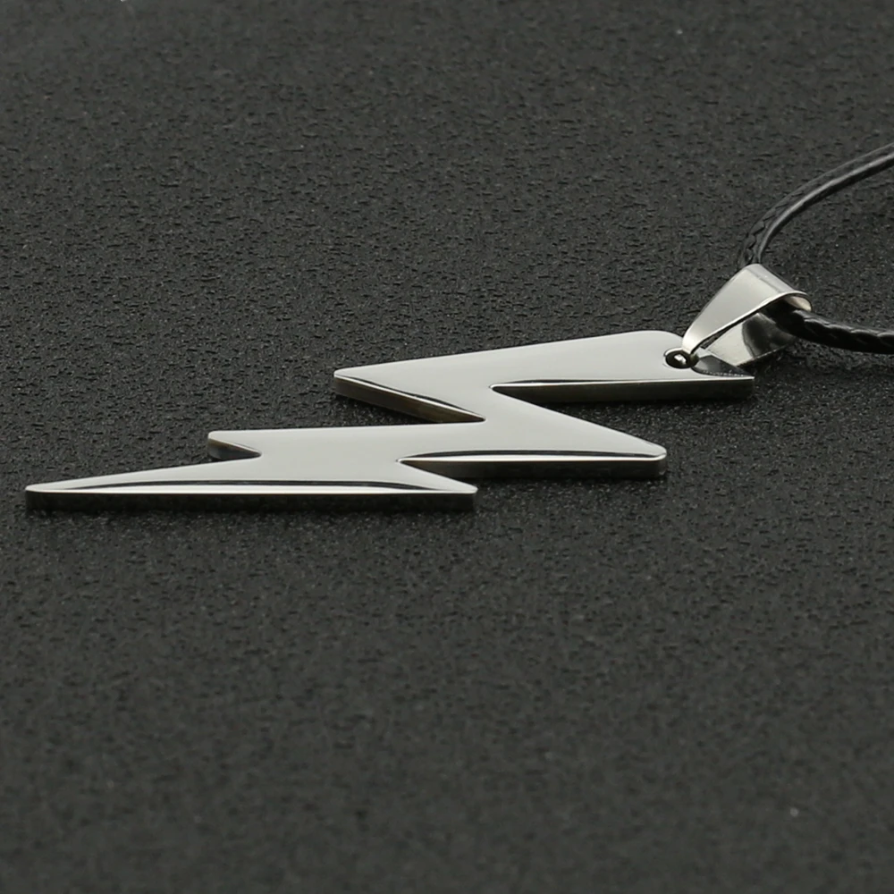 Женская подвеска из нержавеющей стали с молнией болтом гром Thunderbolt|Ожерелья