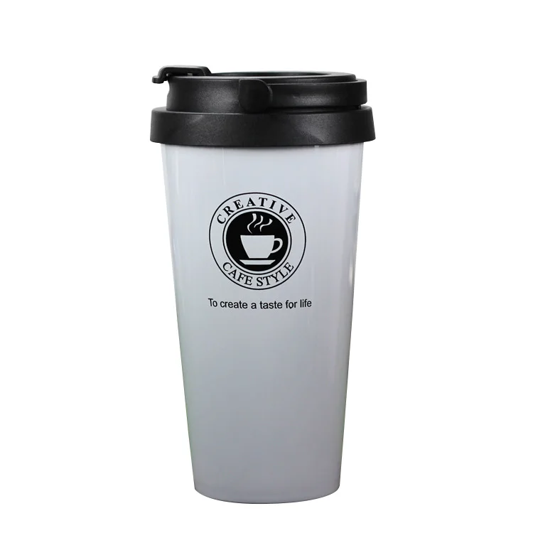 White with handle UPORS 380 мл кофе термос нержавеющая сталь стакан для кофе герметичная вакуумная колба Герметичная Бутылка с крышкой дорожная Термокружка - Цвет: White with handle