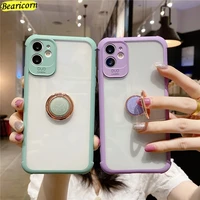 ring holder stand phone case for huawei p30 p40 honor 10 lite x10 mate 20 30 nova 7 se pro p smart 2019 camera protection cover