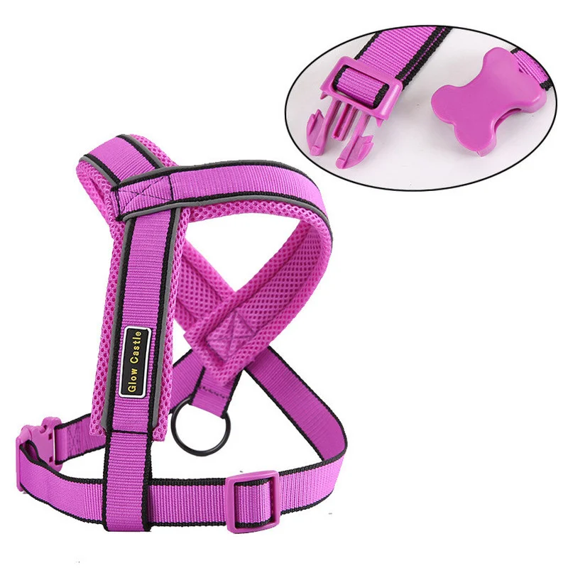 Y образная сетка для груди и спины собак цветная вставка костей Пряжка слинг