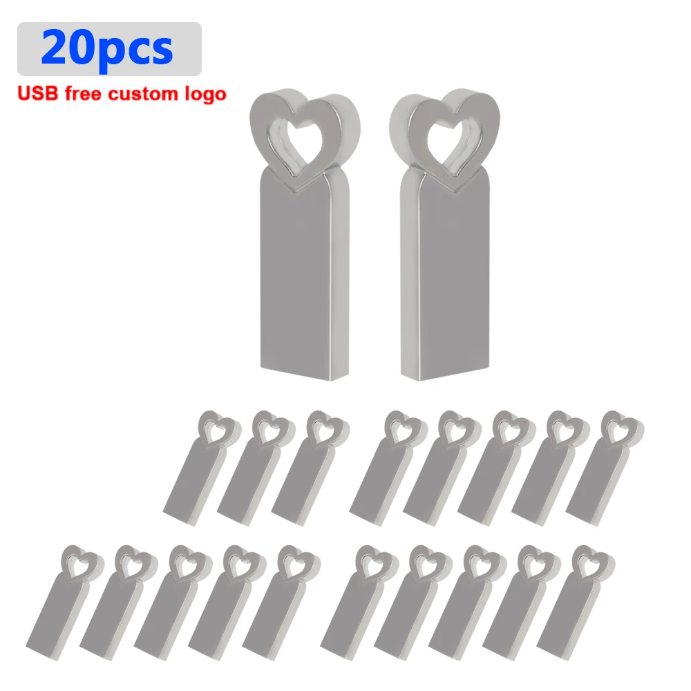 

20pcs free logo pendrive 128gb 16gb usb2.0 flash drive 32gb 64gb Tiny pen drive Memory Stick Storage Device Hot sell WaterProof