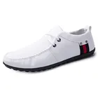 Мокасины мужские кожаные, дизайнерские лоферы, повседневная обувь, черные, весна-лето