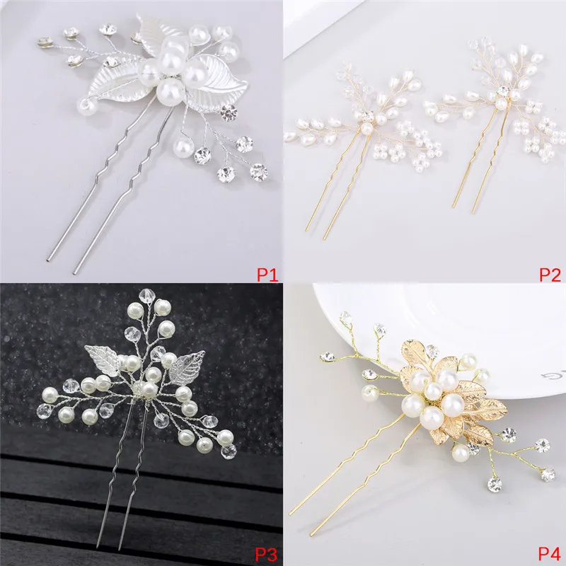 Шпилька для волос с жемчужиной цвета розового золота аксессуары невесты