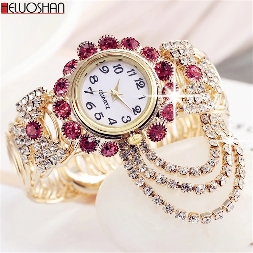 Топ бренд Роскошные Стразы браслет часы женские наручные часы Relogio Feminino Reloj Mujer Montre Femme часы