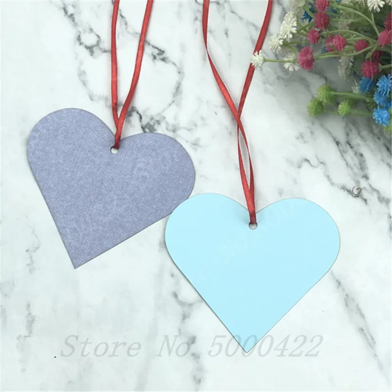 50 шт. в форме сердца декоративные карты открытки для пожеланий свадебные