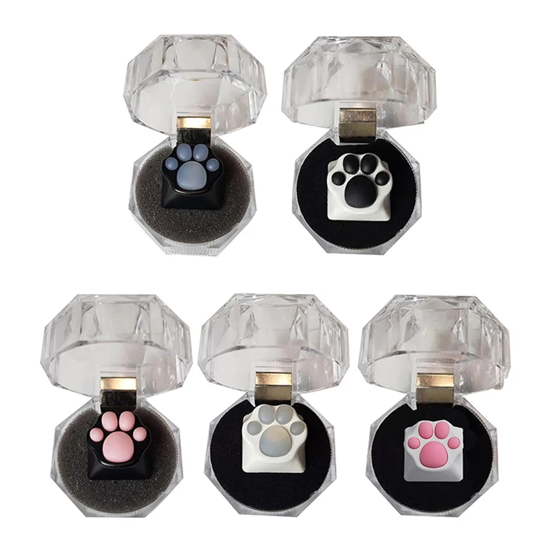 Мягкий силиконовый ESC Keycap Cute Kawaii PBT Cat meat pad коготь клавиатура для DIY механическая
