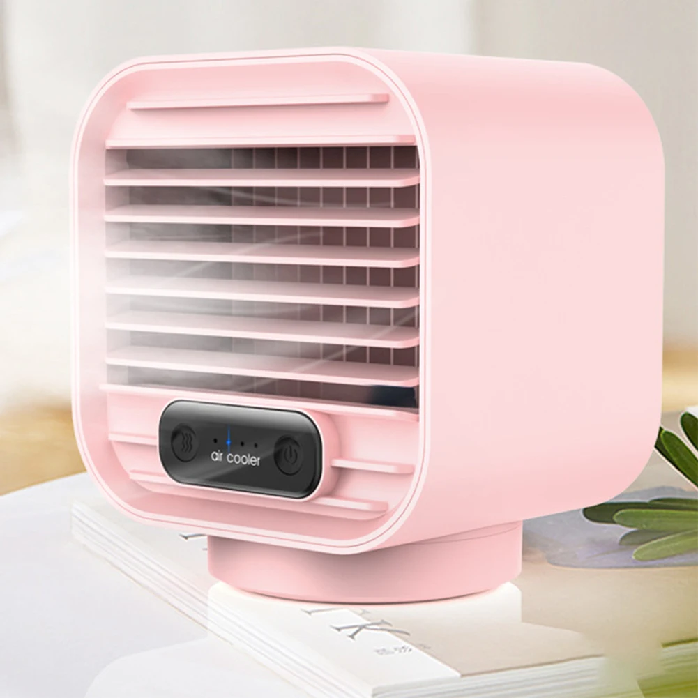 

Desk Mini Fan Portable Air Cooler Fan Air Conditioner Light Desktop Air Cooling Fan Humidifier Purifier For Office Quiet