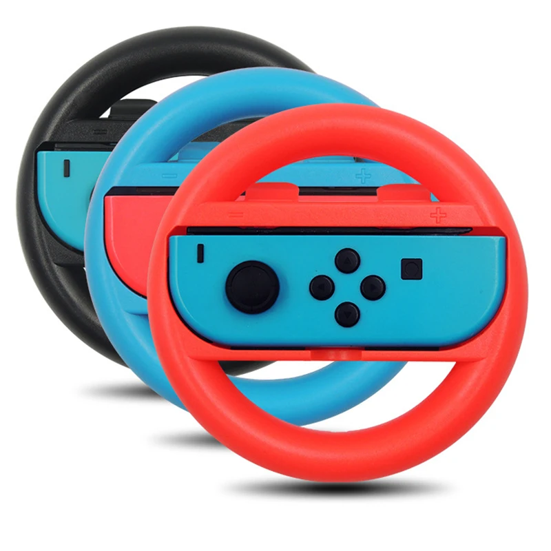 

2Pcs For Nintendo Switch Racing Games Steering Wheel Handle Stand Holder for Nintendo Switch NS Left Right Joy-Con Controller