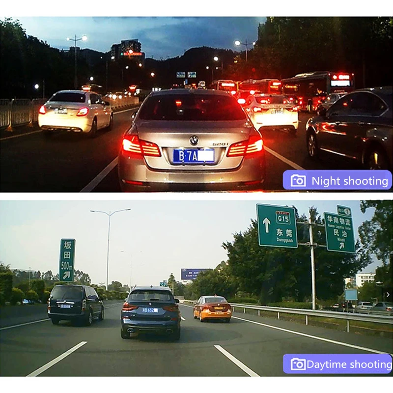 Видеорегистраторы для автомобилей Камера dash Cam 4k 3 дюймов 1080P Full HD