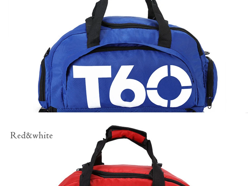Men Sport Gym Bag Women Fitness Waterproof Outdoor Separate Space For Shoes Travel Handbag Backpack