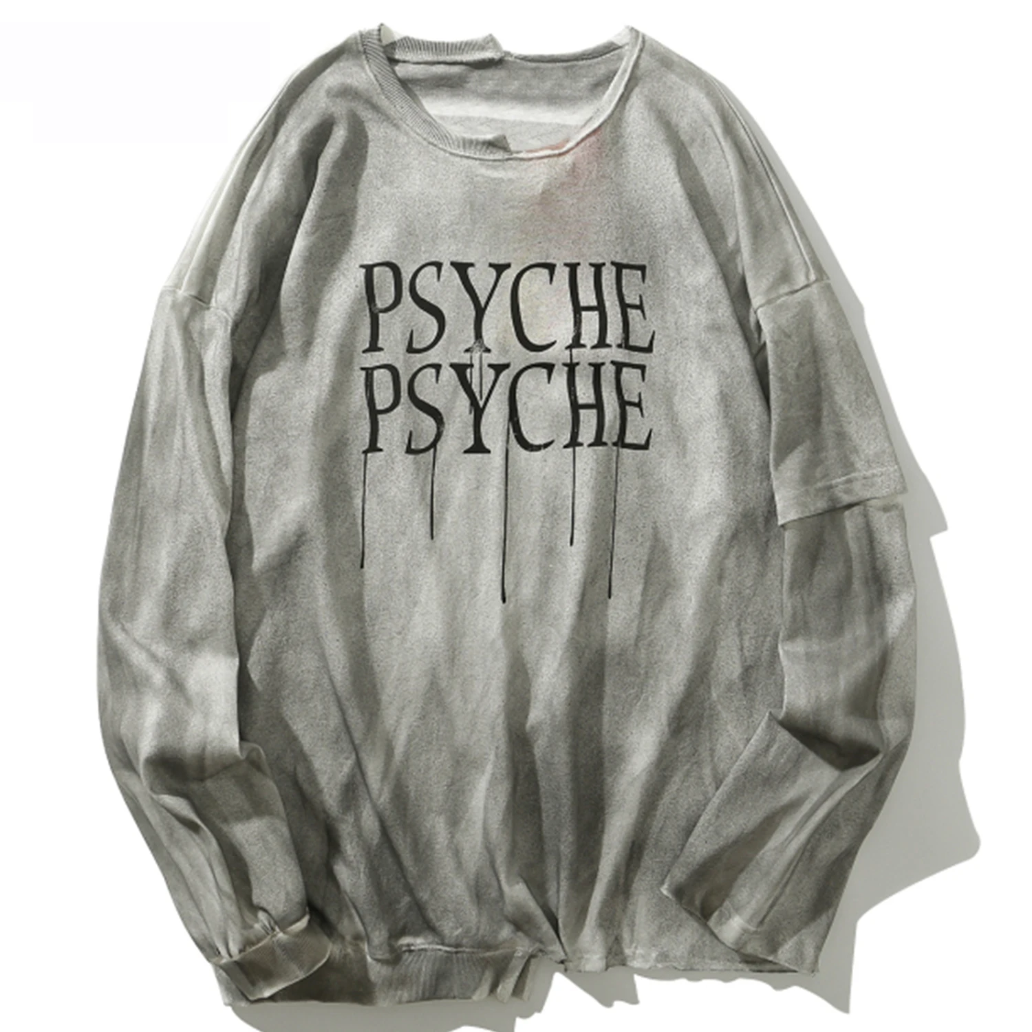 Свитшот мужской в стиле хип хоп с надписью умирание Повседневный хлопковый