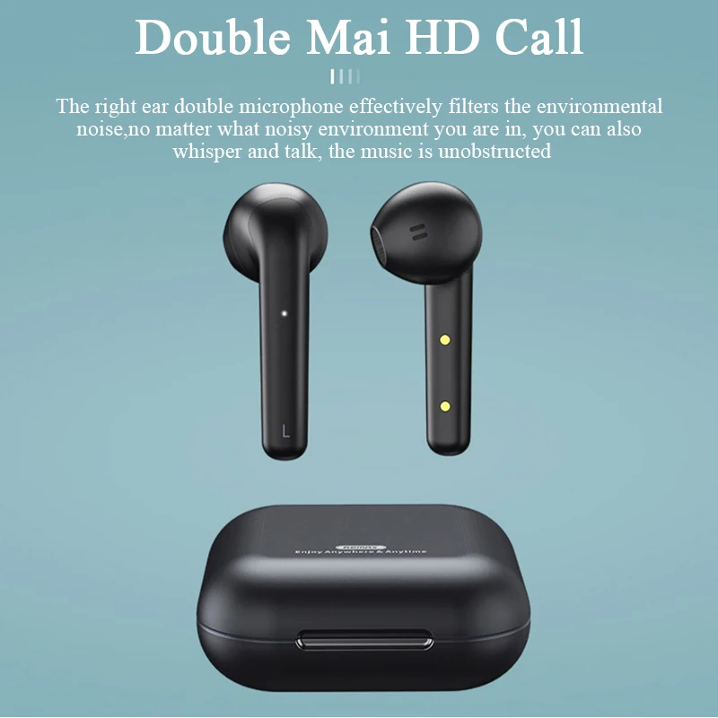 

REMAX TWS-11 Mini bluetooth 5.0 True Wireless Music Call Earphone Headphones