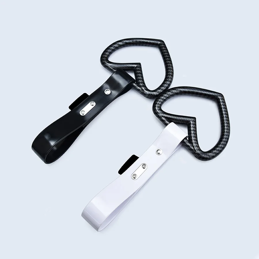 Карбоновое волокно Tsurikawa кольцо сердце поезд автобус ручка ремень для дрифта -