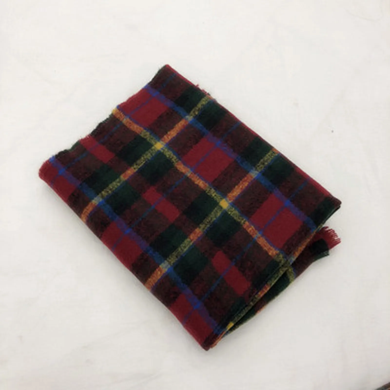 

Women Fashion Winter Warm Color Block Scarf Tassel Long Cape Wraps Shawl New Style For Winter Bufanda Mujer