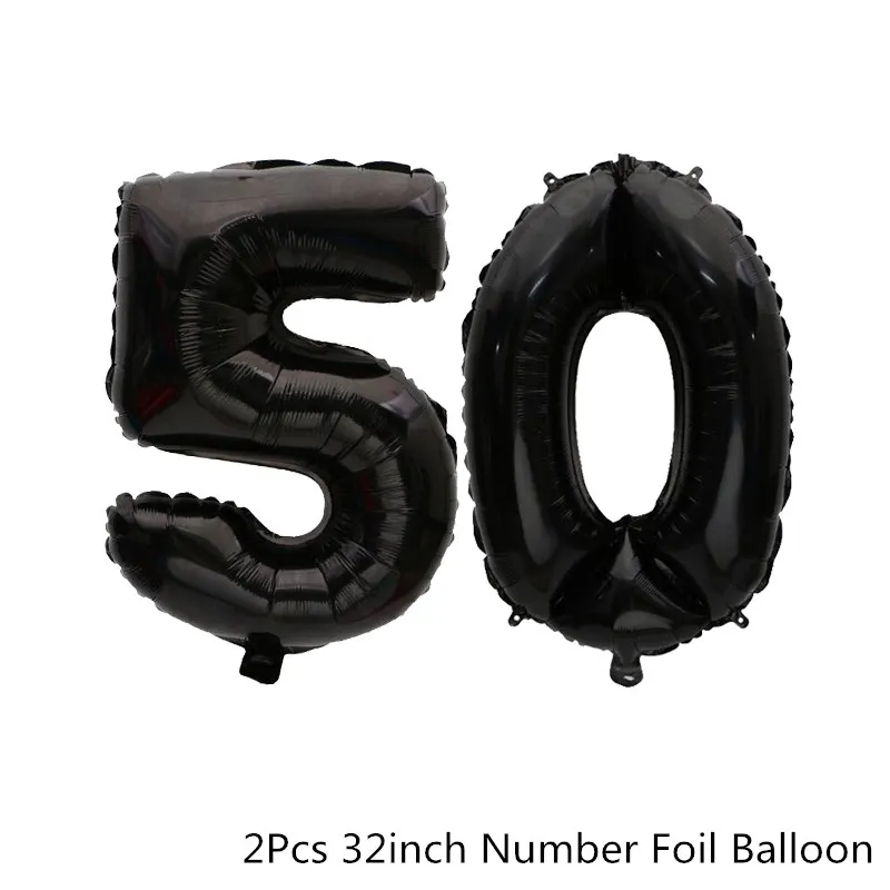 2Pcs Chicinlife 30/50th/60th с днем рождения Photo Booth Prop юбилей день Рождения Вечеринка мужчина женщина стиль подарок смешной декор поставки - Цвет: 2Pcs
