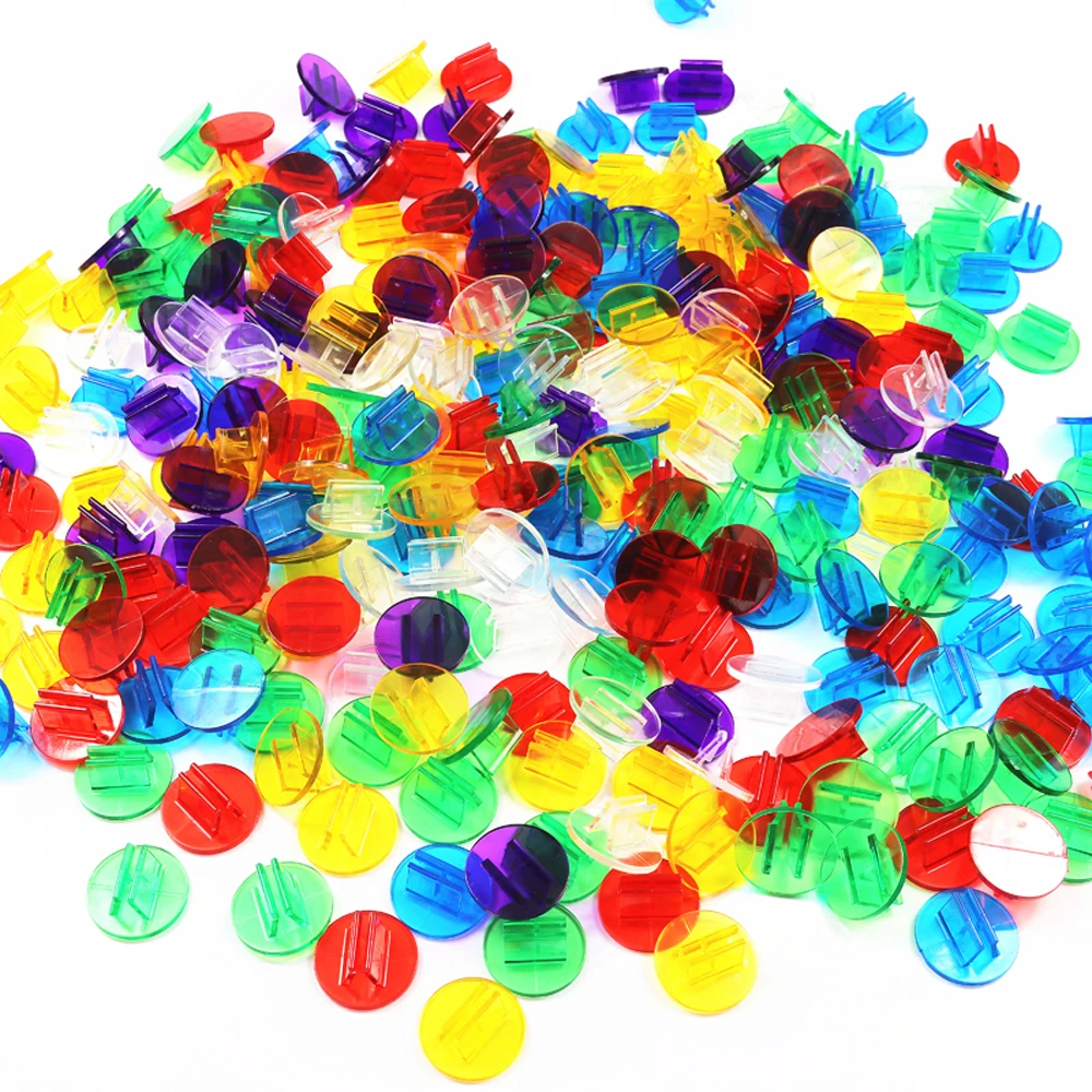 Прозрачная пластиковая карточка для игр 100 шт. флейта бумажных карт 2 мм детали