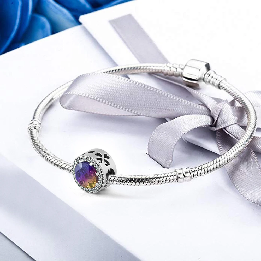 Женский браслет с разноцветными Фианитами модель 100% | Украшения и аксессуары