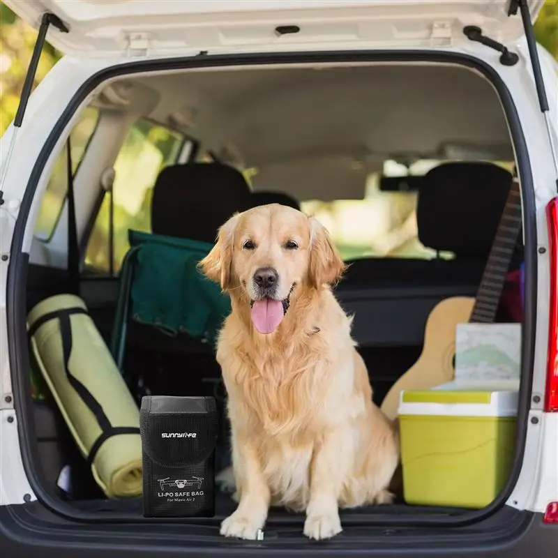 

Durable Battery Safe Bag Useful Battery Storage Bag Compatible With Mavic Air 2 Lithium Storage Bag Flame Retardant Accessories