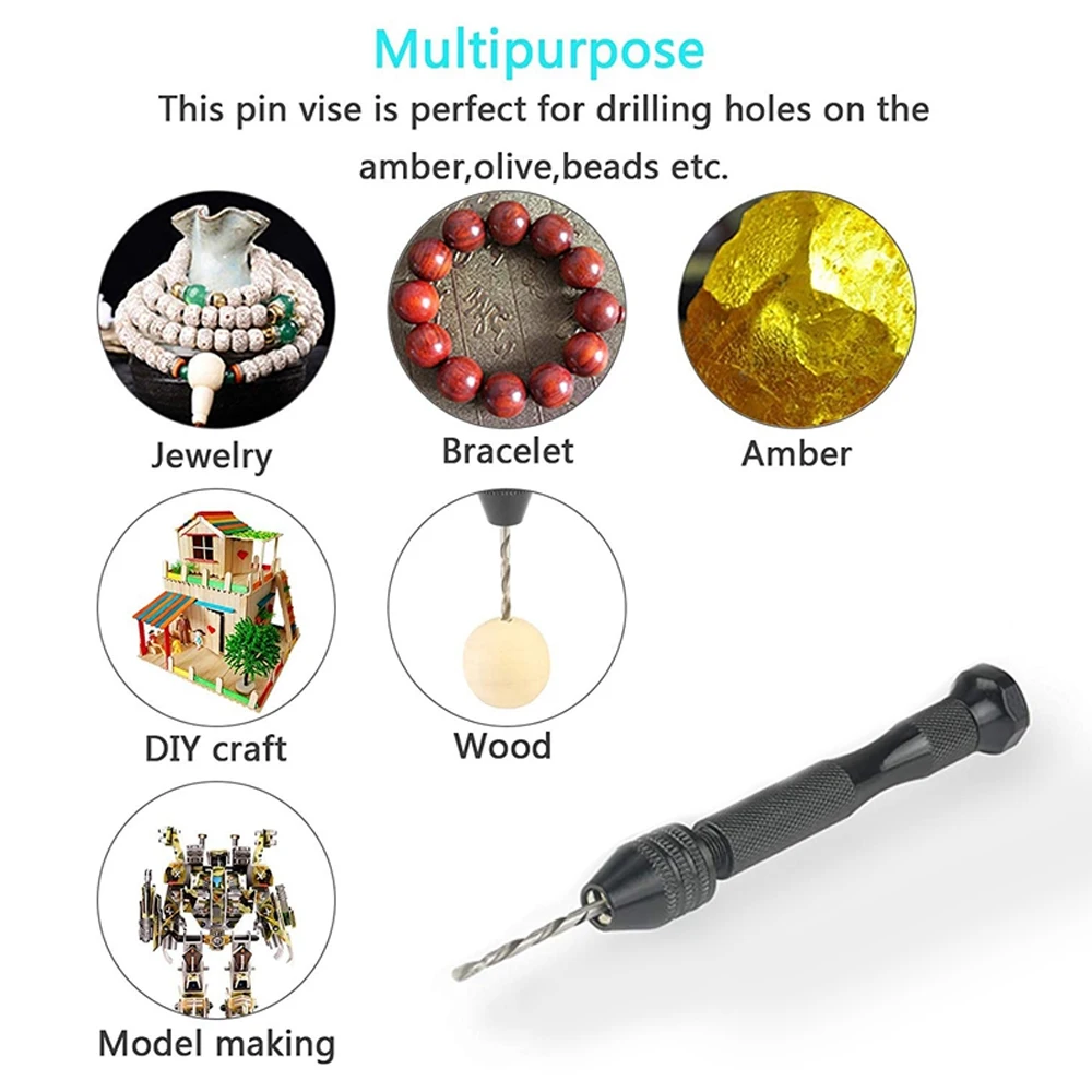 Набор ручных сверл прецизионная шпилька тиски с 25 шт. мини сверла для модели Diy