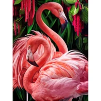 shayi 5d diamond painting charm flamingo animal full squareround drill embroidery cross stitch fashion home decor painting