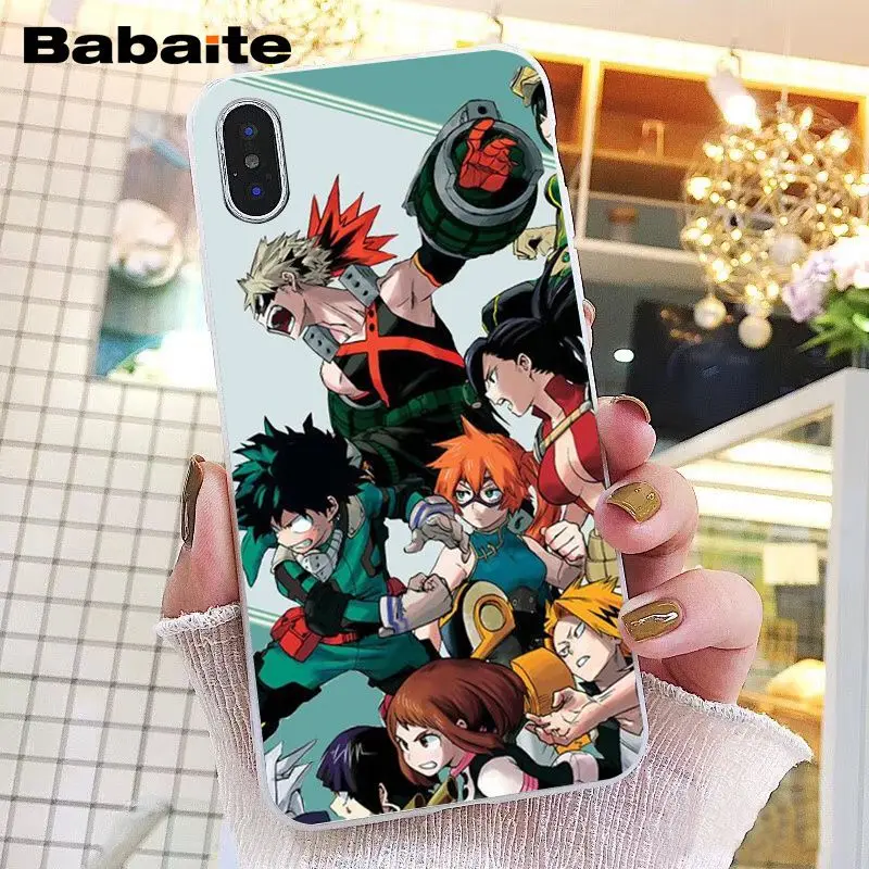A11 Babaite аниме My Hero Academy deku bakugou Boku no Hero чехол для телефона iPhone XR 11 Pro Max XS MAX 8 7 6 6S Plus X 5 5S SE - Цвет: A11
