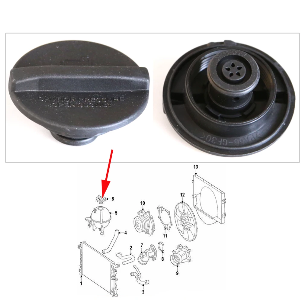 Oem 9065010015 6395010015 автомобильный радиатор охлаждающей жидкости резервуар