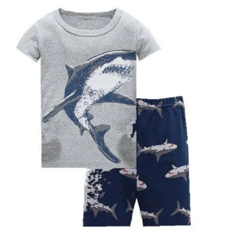 Новое платье для маленьких девочек пижамные комплекты мальчиков летнее без