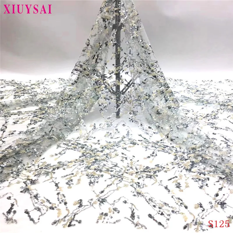 XIUYSAl 2020 новейшие французские нигерийские кружевные ткани высокого качества