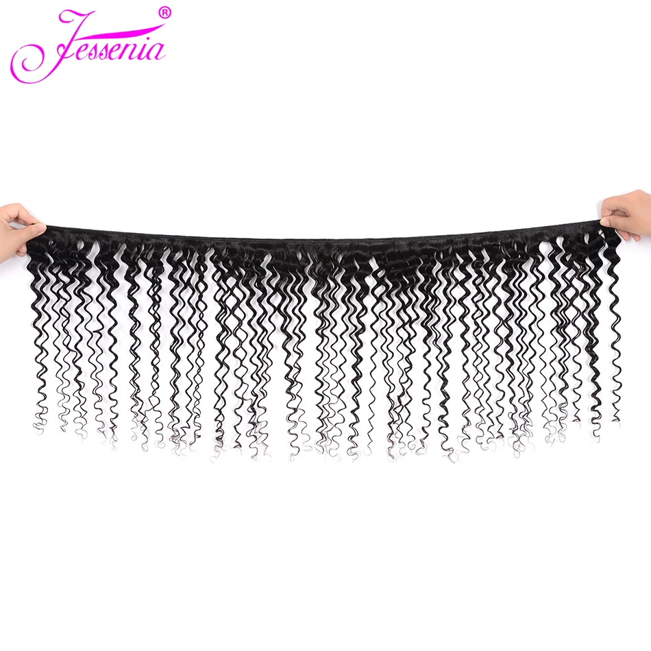 Бразильские волосы глубокая волна пучки с закрытием 3 пучка 4*4 Кружева Закрытие