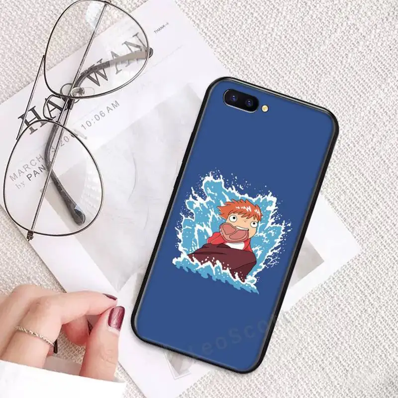 

ponyo Hayao Miyazak anime Phone Case For OPPO R9 R11 R15 R17 RENO Realme S PLUS Normal 2z 3 5 C2 pro