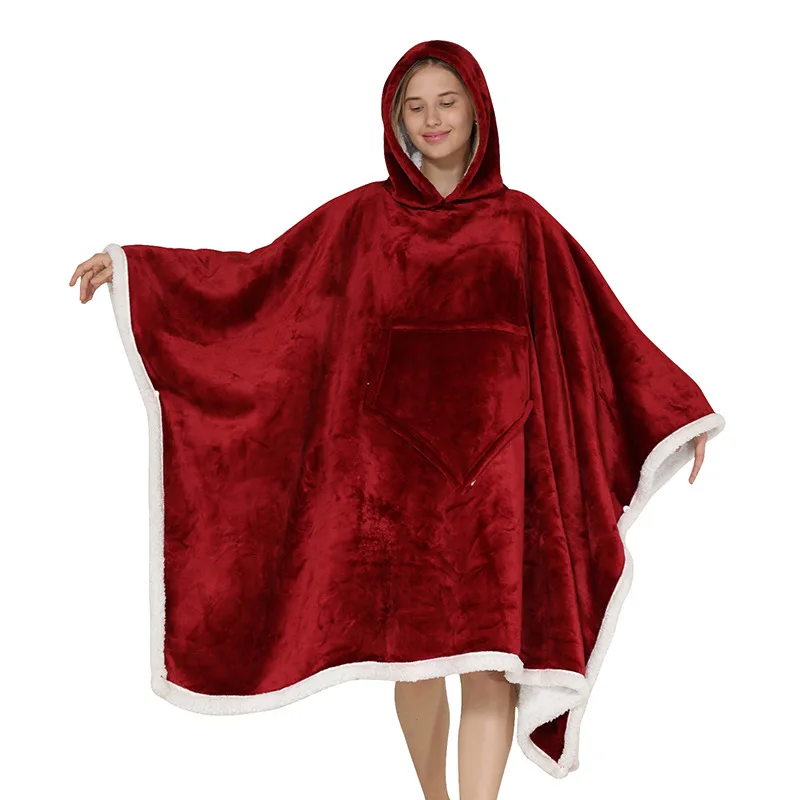 Hoodie Blanket Sweatshirt Winter Fleece Hoodie Women