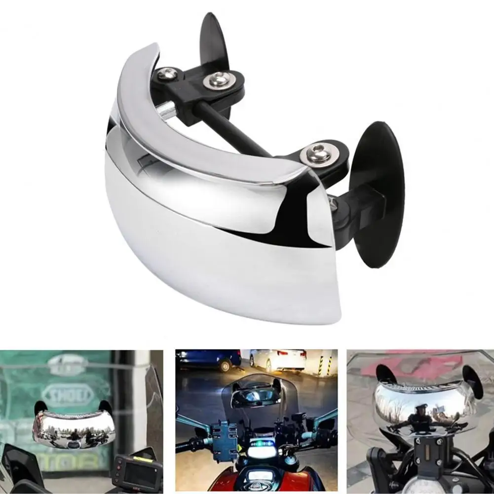 

Универсальное зеркало заднего вида для мотоцикла, 180 дюйма, широкое зрение, устойчивое к царапинам, хромированное зеркало для лобового стек...