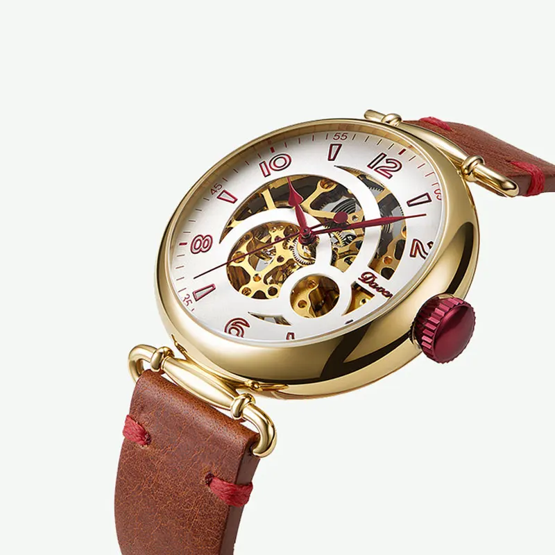 Новинка 2020 мужские часы Davena с большим циферблатом Мужские автоматические