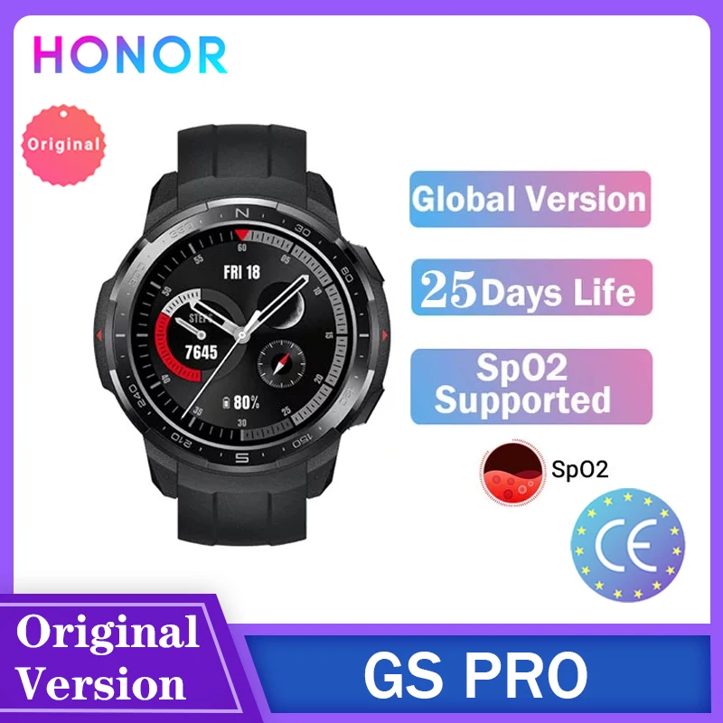 Honor часы GS Pro Smart Watch глобальная версия Bluetooth вызовов 1 39 'ɺmoled Дисплей