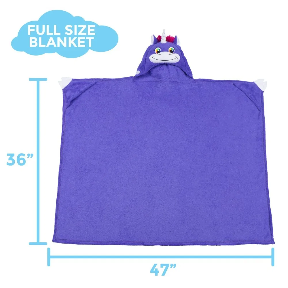 Толстовка с капюшоном единорогом для домашних животных Удобная детская