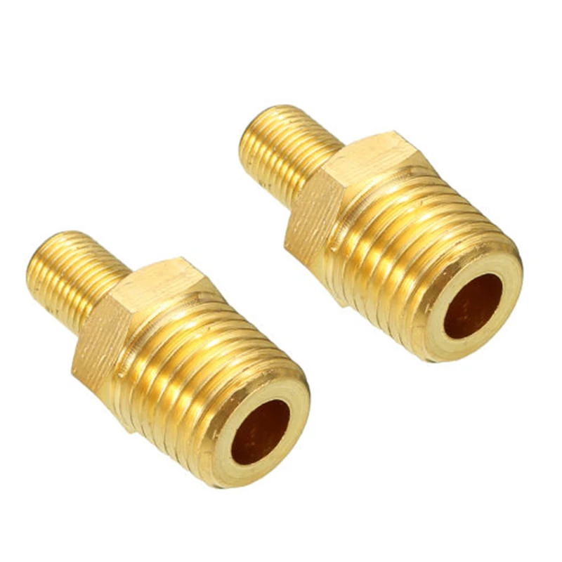 

1/4 Inch NPT MPT Solid Brass Air Compressor Tank Fill Valve 1.00 Inch 4 Pieces