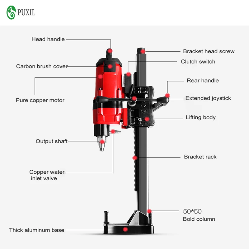 Z1Z-8260 машина для бурения воды Алмазный сверлильный инструмент высокое качество
