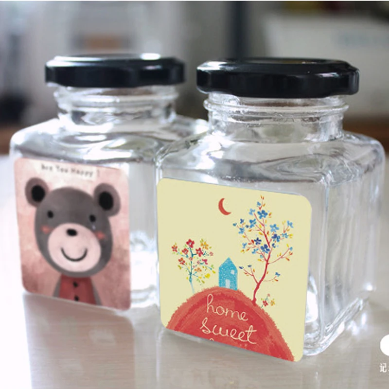 38 шт. креативные винтажные наклейки с рисунками животных из мультфильмов клейкие