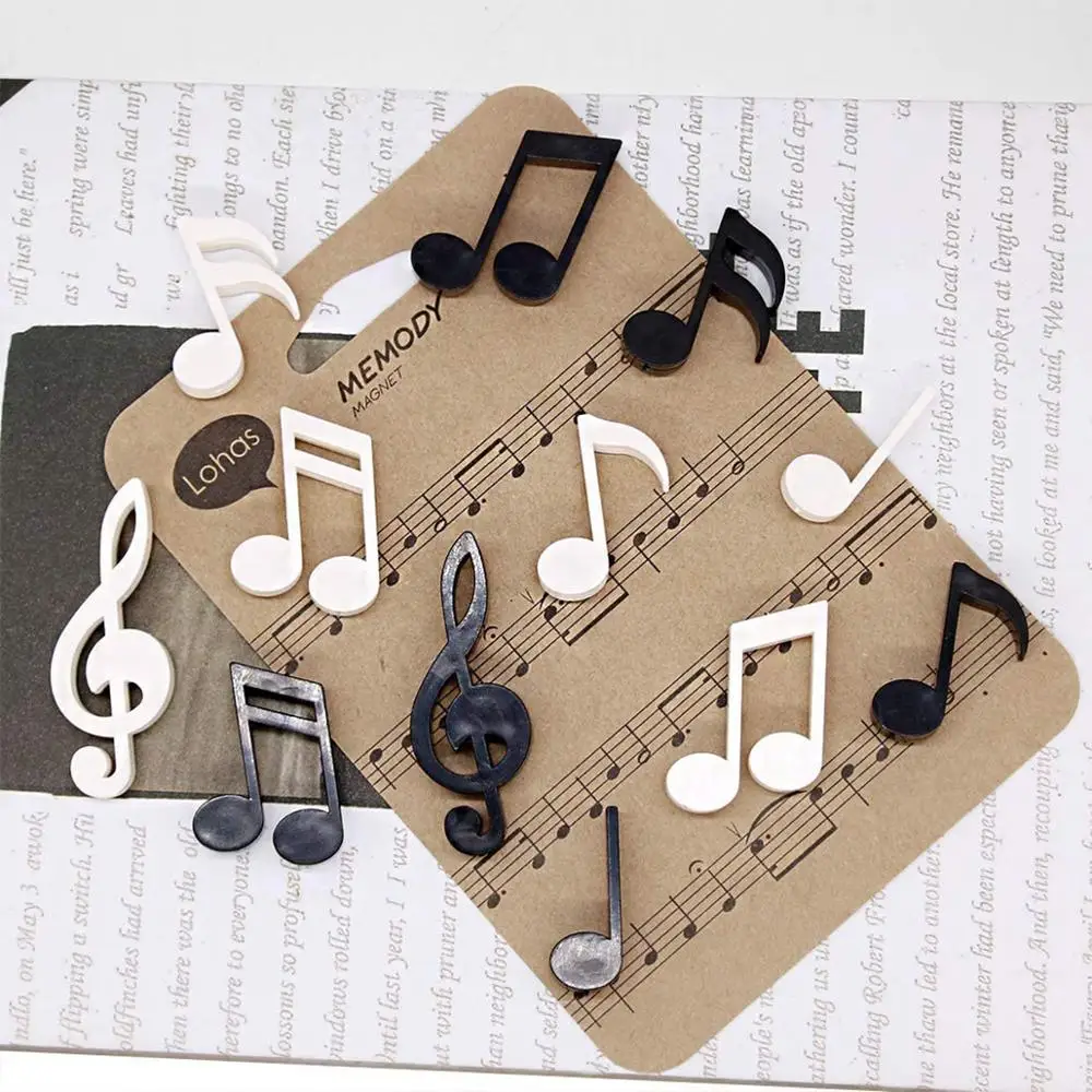 Магниты на холодильник Творческий Музыкальные ноты магнит стикер сообщений