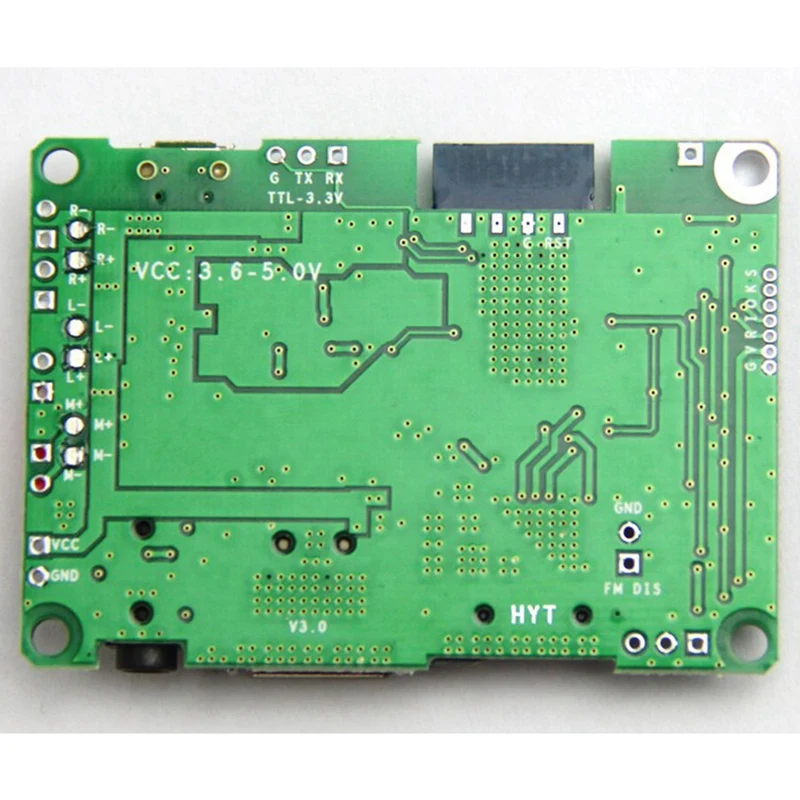 

Dual 3W Bluetooth Amplifier Board V4.1 Stereo BK3254 Bluetooth Module FM Radio/TF Card/U Disk/ Infrared Remote Control