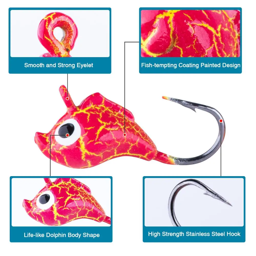 Набор рыболовных приманок Goture 12 шт