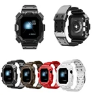 Ремешок спортивный + браслет для Apple Watch Series 654321SE, силиконовый браслет с пряжкой для IWatch 38 40 42 44 мм, аксессуары для наручных часов