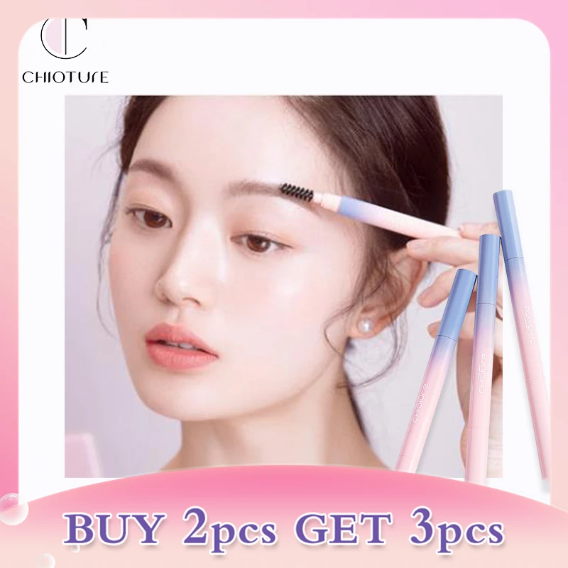 CHIOTURE карандаш для бровей женский с Кисть покраски Водонепроницаемый Пот не легко