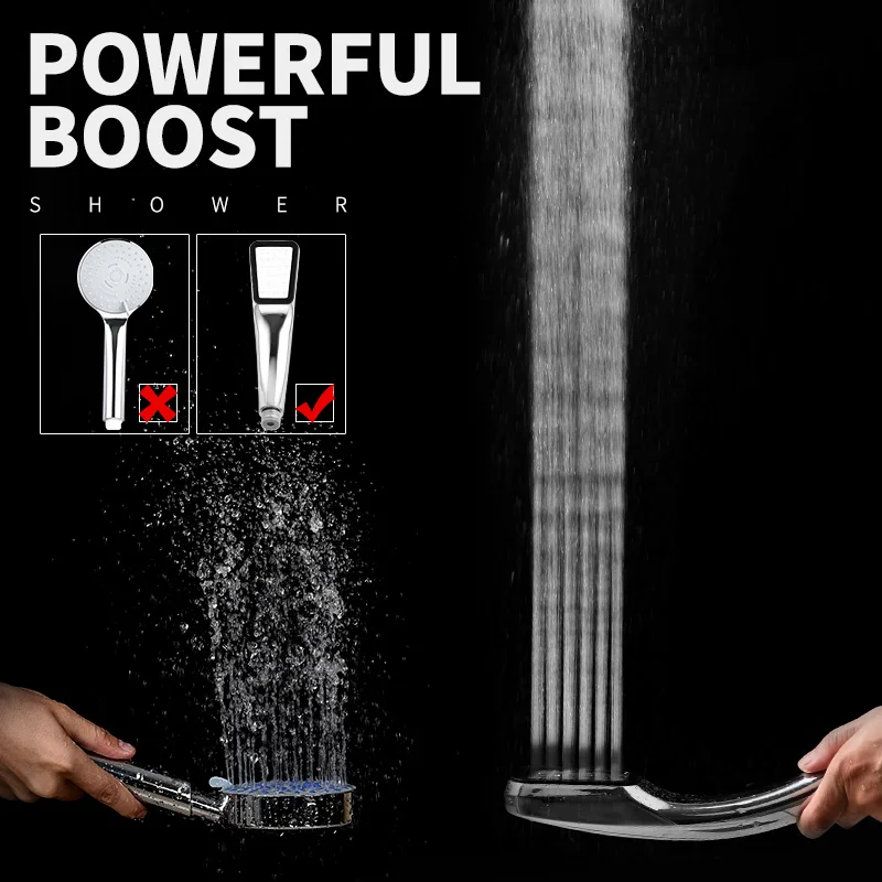 Насадка для душа высокого давления 300 отверстий ручная насадка ванной