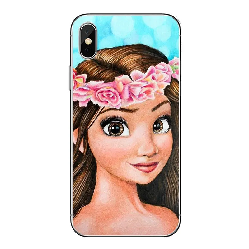 Прозрачные мягкие чехлы для samsung Galaxy A5 A6 A7 A8 A9 J4 J5 J7 J8 2017 2018 Plus Prime Waialik Moana Princess |