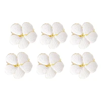 6 pcs flower napkin buckle napkin ring napkin ring used for wedding festival banquet daily party decoration