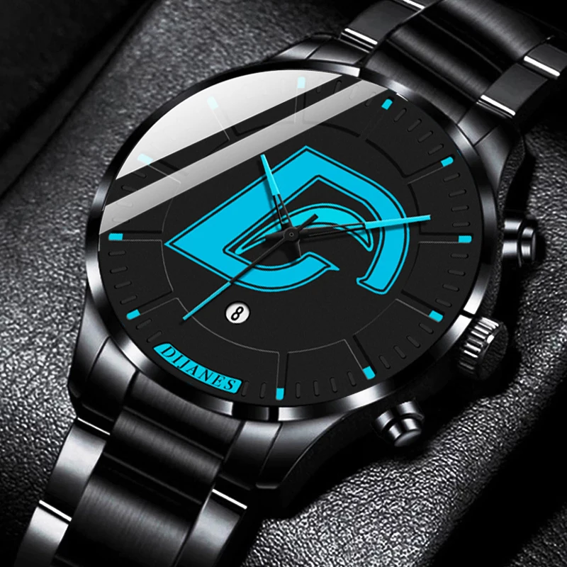 

2021 minimalistischen Herren Edelstahl Uhren Luxus Mode Manner Kalender Quarzuhr Business Casual Mann Uhr Reloj Hombre