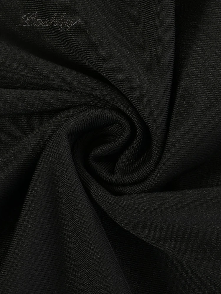 

Poshby Bandage Backless Night Club Mini Dresses Sexy Bodycon Women Vestidos Sleeveless Summer Fall Solid Skinny Clothes Outfits