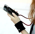 Прозрачный мягкий чехол из ТПУ для мобильного телефона с рисунком чехол сo шнуром цепочка на шею или через плечо ремень веревка шнур для huawei P20 P30 Коврики 20 pro lite чехол