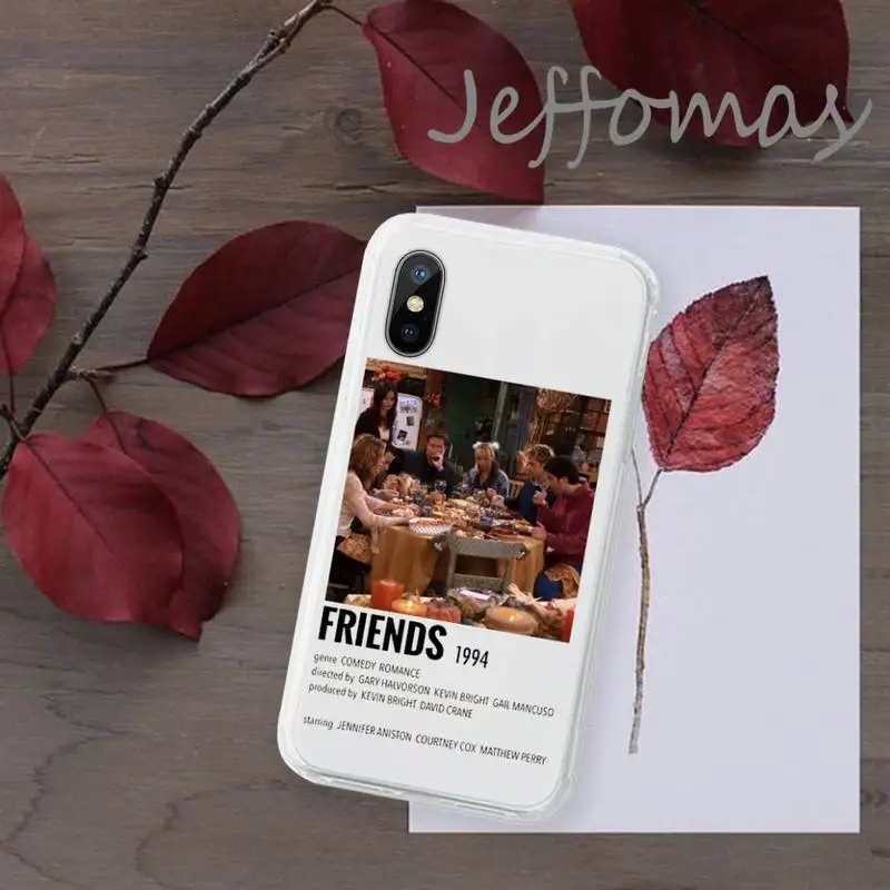 

friends TV Phone Case Transparent soft For iphone 5 5s 5c se 6 6s 7 8 11 12 plus mini x xs xr pro max